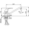 Смеситель для кухни FRAP F4929-В хром Ф40 F4929-B